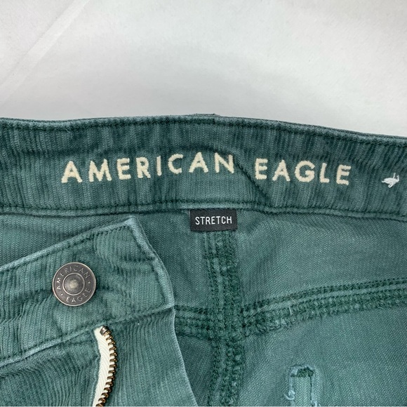American Eagle Women's Mom Staight Jeans Stretch Corduroy pants size US2 - Picture 6 of 12